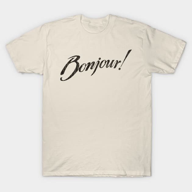 Bonjour! T-Shirt by vender